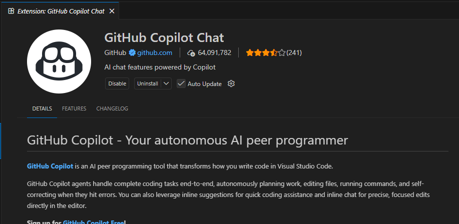 바이브 코딩을 위한 한줄기 빛 Copilot